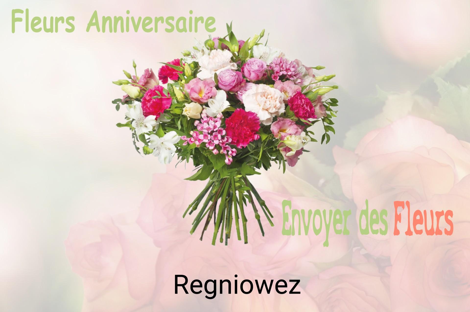 Bouquet de fleurs d’anniversaire livré à Regniowez